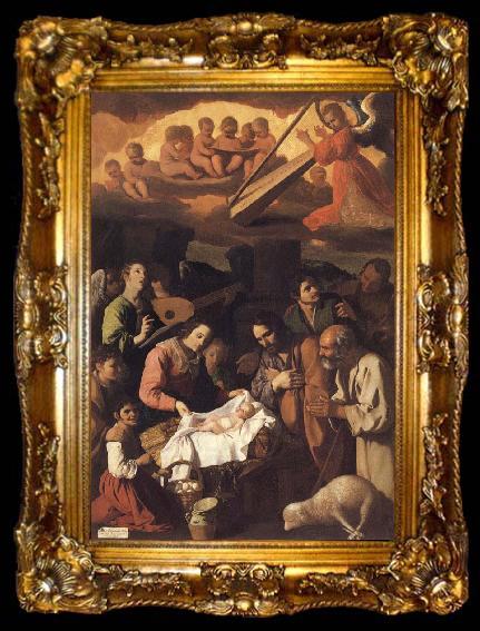 framed  Francisco de Zurbaran Adoration of the Shepherds, ta009-2